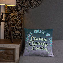 Load image into Gallery viewer, Family Time Conversation Pillow - Stronger Solutions
