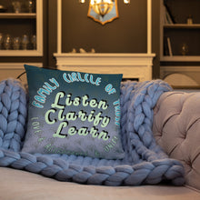 Load image into Gallery viewer, Family Time Conversation Pillow - Stronger Solutions
