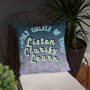 Family Time Conversation Pillow - Stronger Solutions