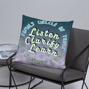 Family Time Conversation Pillow - Stronger Solutions