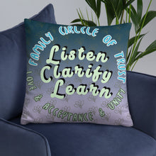 Load image into Gallery viewer, Family Time Conversation Pillow - Stronger Solutions
